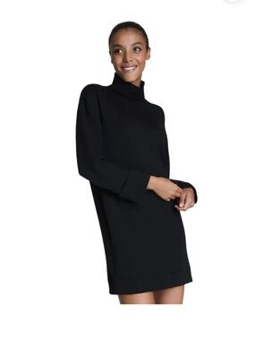 SPANX AIRESSENTIALS  TURTLENECK DRESS Sz XL Black Y26